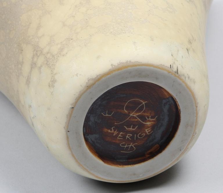 VAS, stengods. Carl Harry Stålhane, Rörstrand.