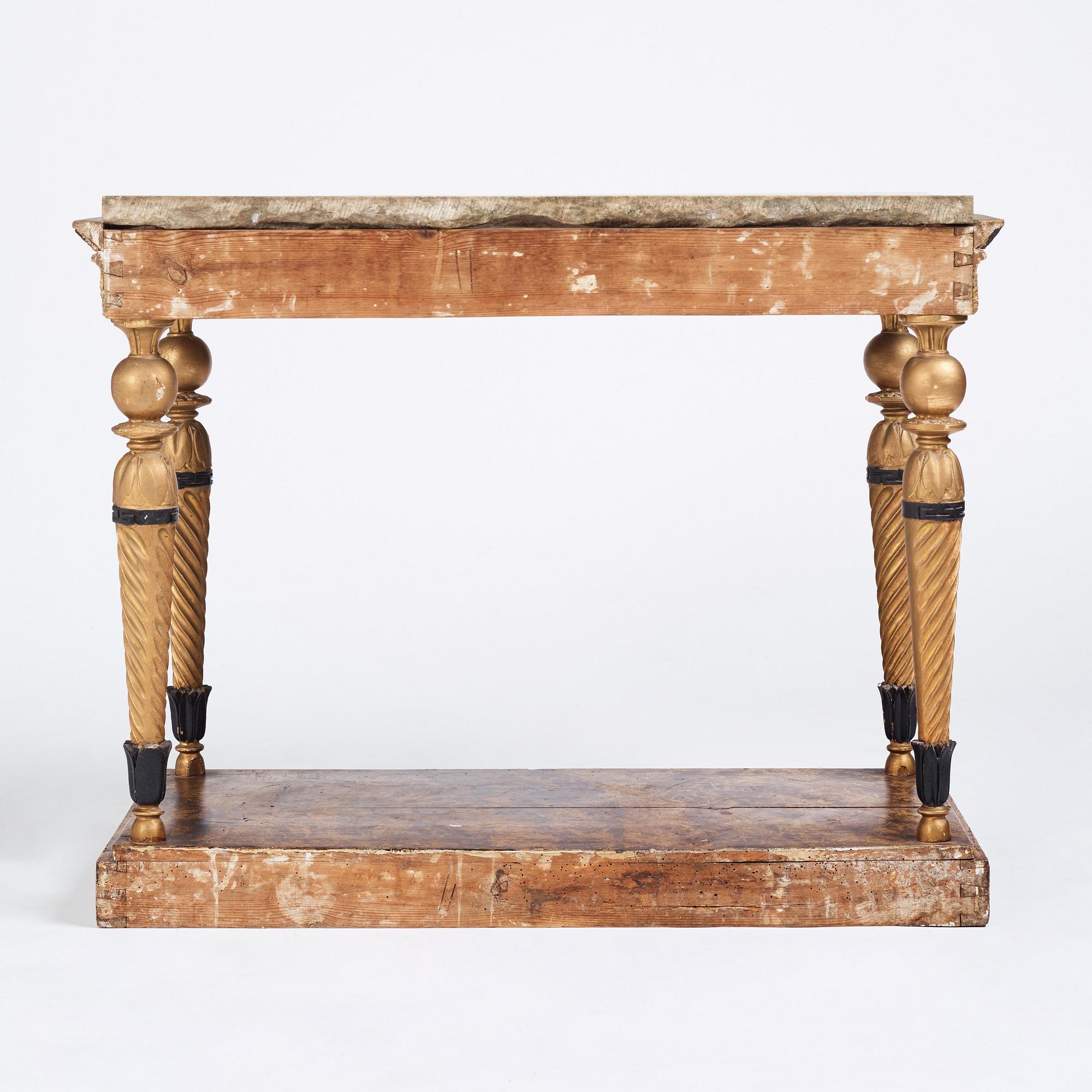 Konsolbord, Stockholmsarbete omkring år 1800, Sengustavianskt.