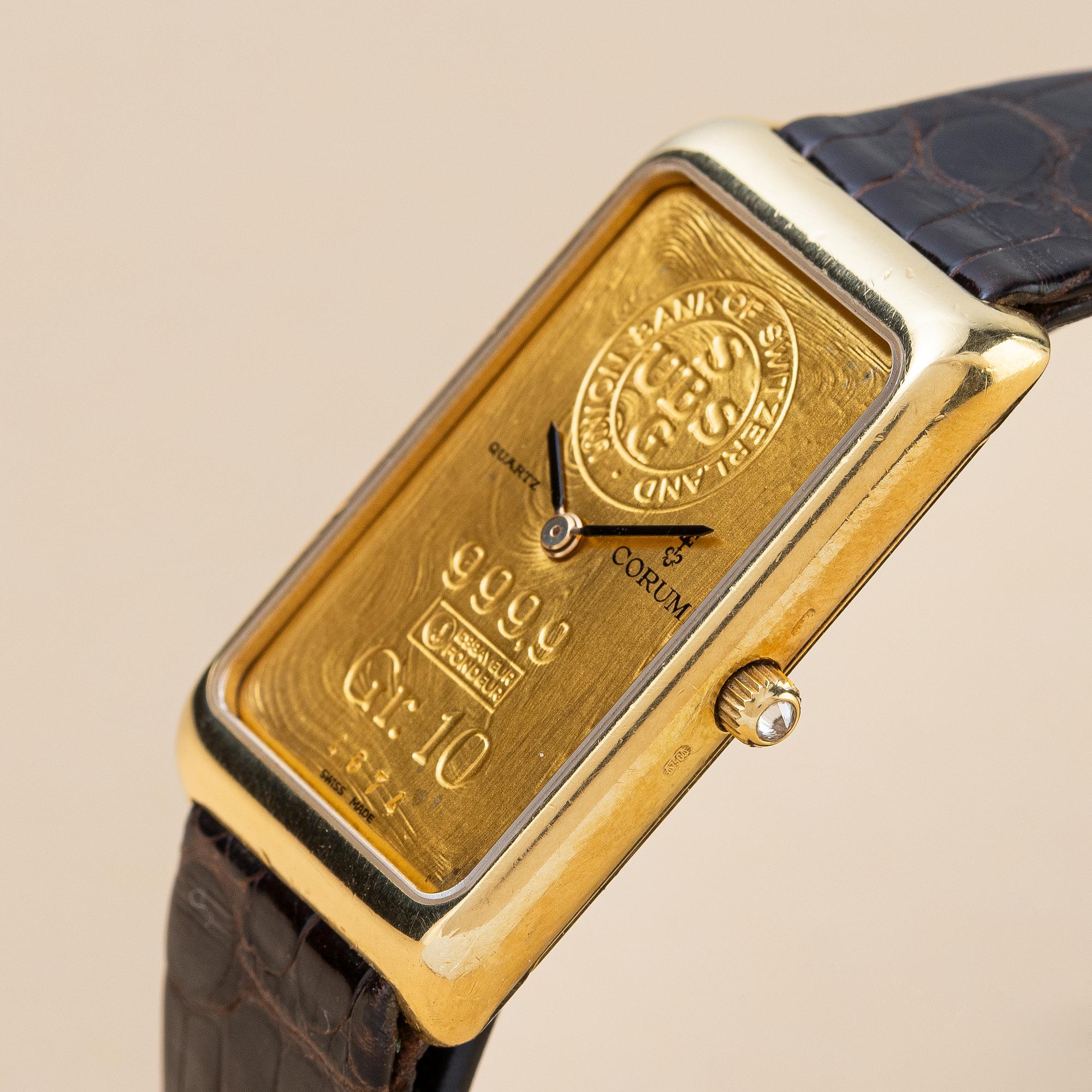 Corum, Ingot Watch, ca 1986.
