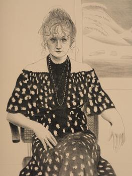 David Hockney, "Celia, 8365 Melrose Ave. Hollywood".