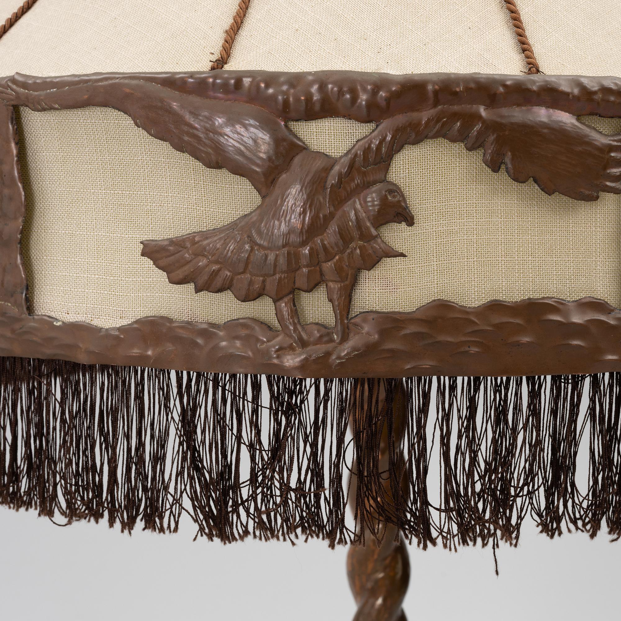 Floor lamp, Art Nouveau, early 20th century.
