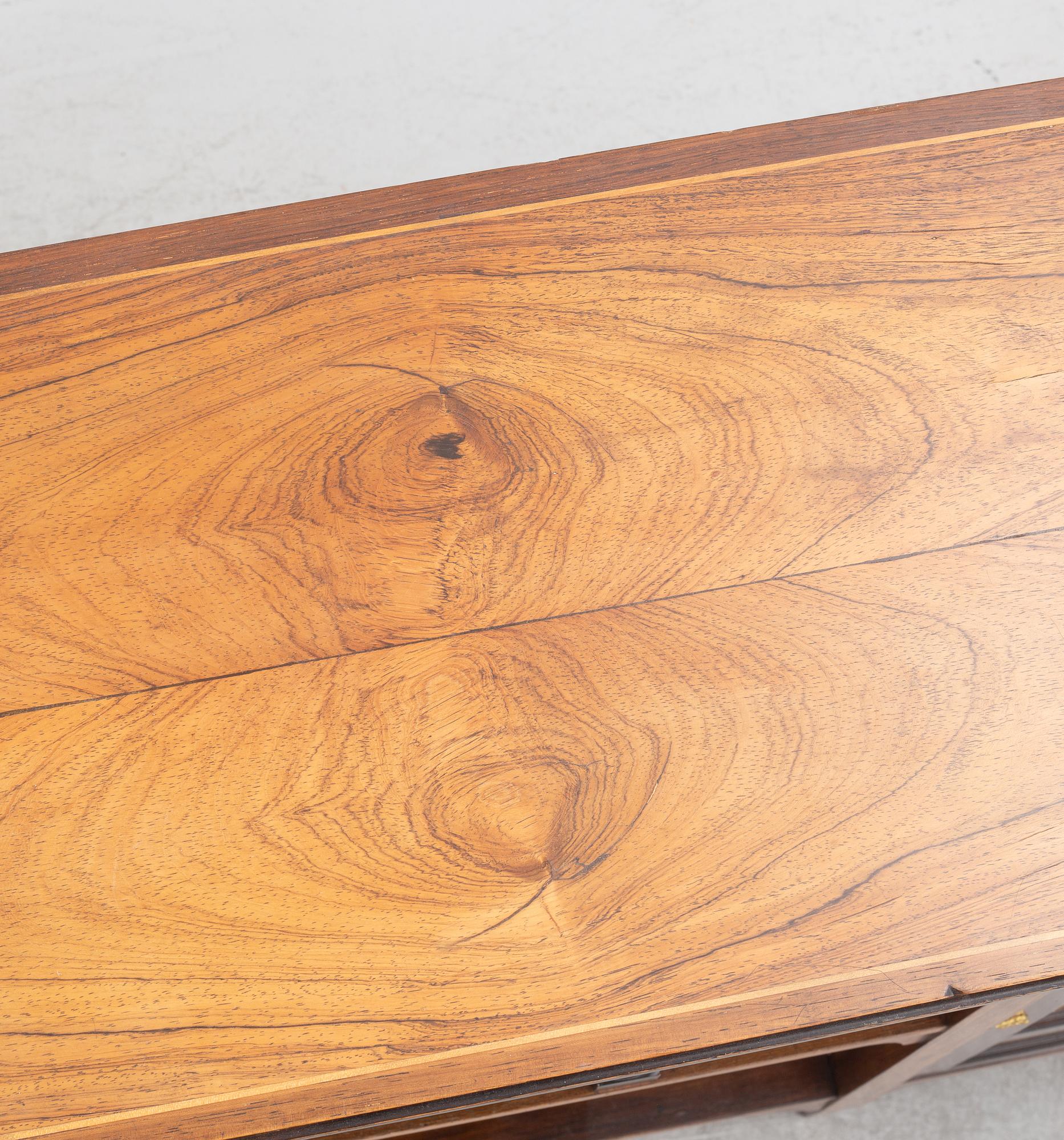 A sideboard, James Shoolbred & Co, London, England, circa 1900.