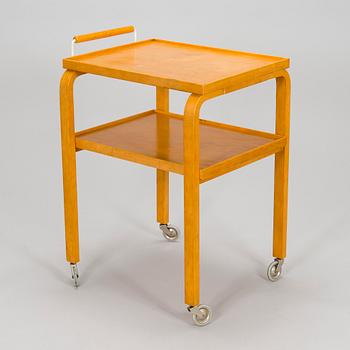 Alvar Aalto, serveringsvagn, modell 99, O.Y. Huonekalu-ja Rakennustyötehdas A.B. 1900-talets mitt.