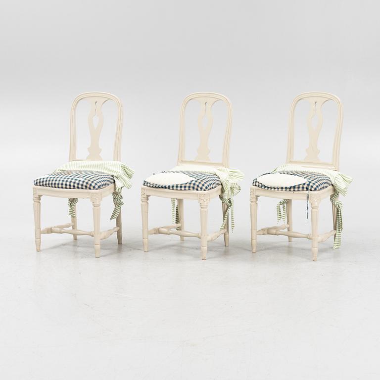 Stolar, 3 st, "Hallunda", IKEA:s 1700-tals serie 1990-tal.