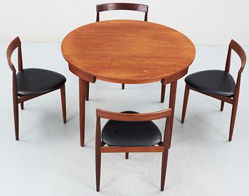 MATBORD OCH STOLAR, 4 st, Hans Olsen, Frem Röjle, Danmark, 1950-tal.