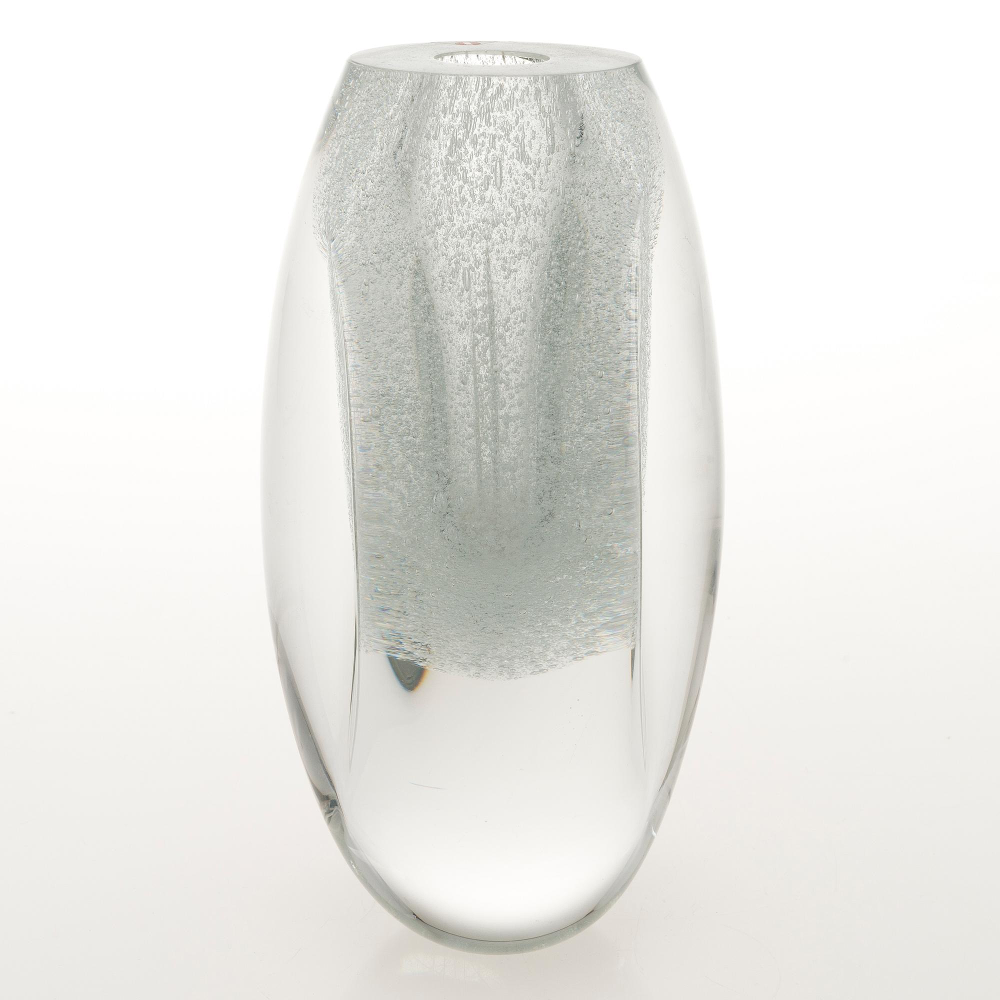 TIMO SARPANEVA, TAIDELASI, "Claritas", signeerattu Timo Sarpaneva Iittala 1984  C1302.