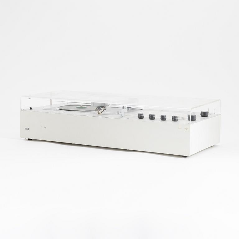 Dieter Rams, radio och skivspelare, modell "TC40-S/Audio 1M" Braun, formgiven 1962.