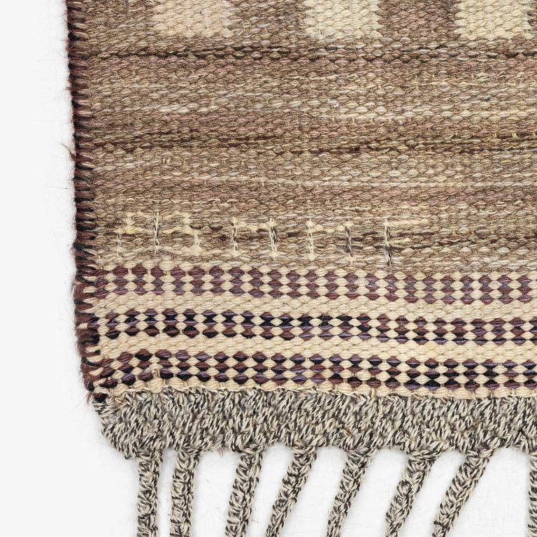 Marianne Richter, a runner, 'Gråtaggen', flat weave c. 276 x 101 cm, signed AB MMF MR.