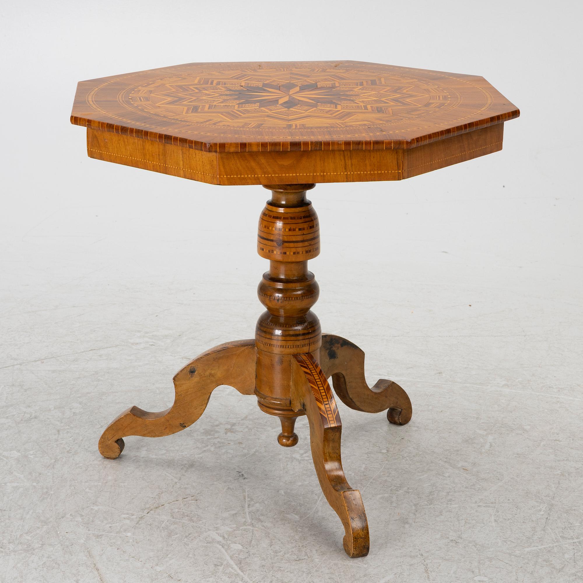 Salon table, late 19th century.