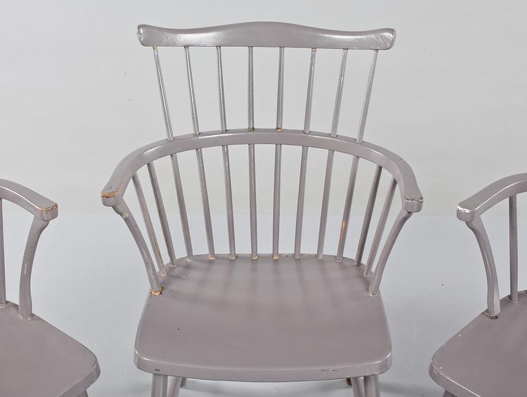 KARMSTOLAR, 3 st, 1900-talets andra hälft.