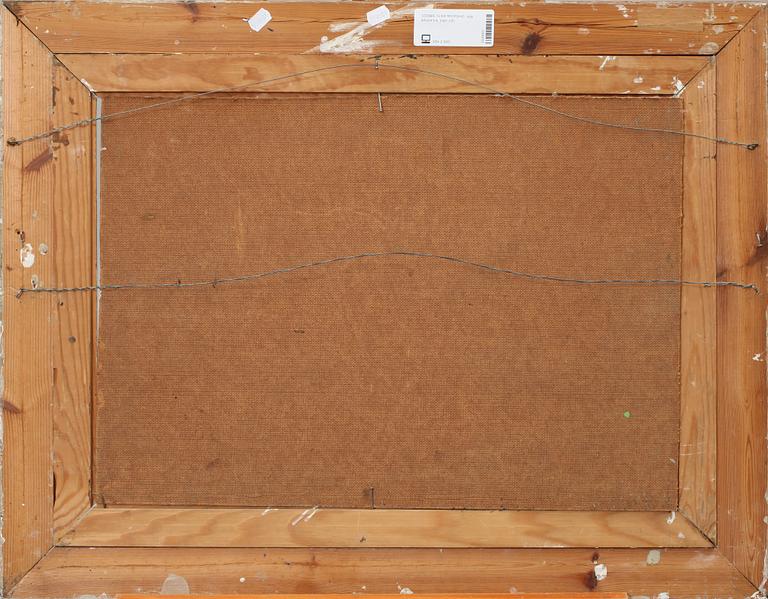 IVAR MORSING, olja på pannå, sign.