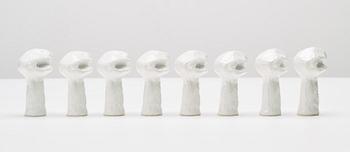 Bengt Lindström, chess game with chess pieces, executed around 1994-95.