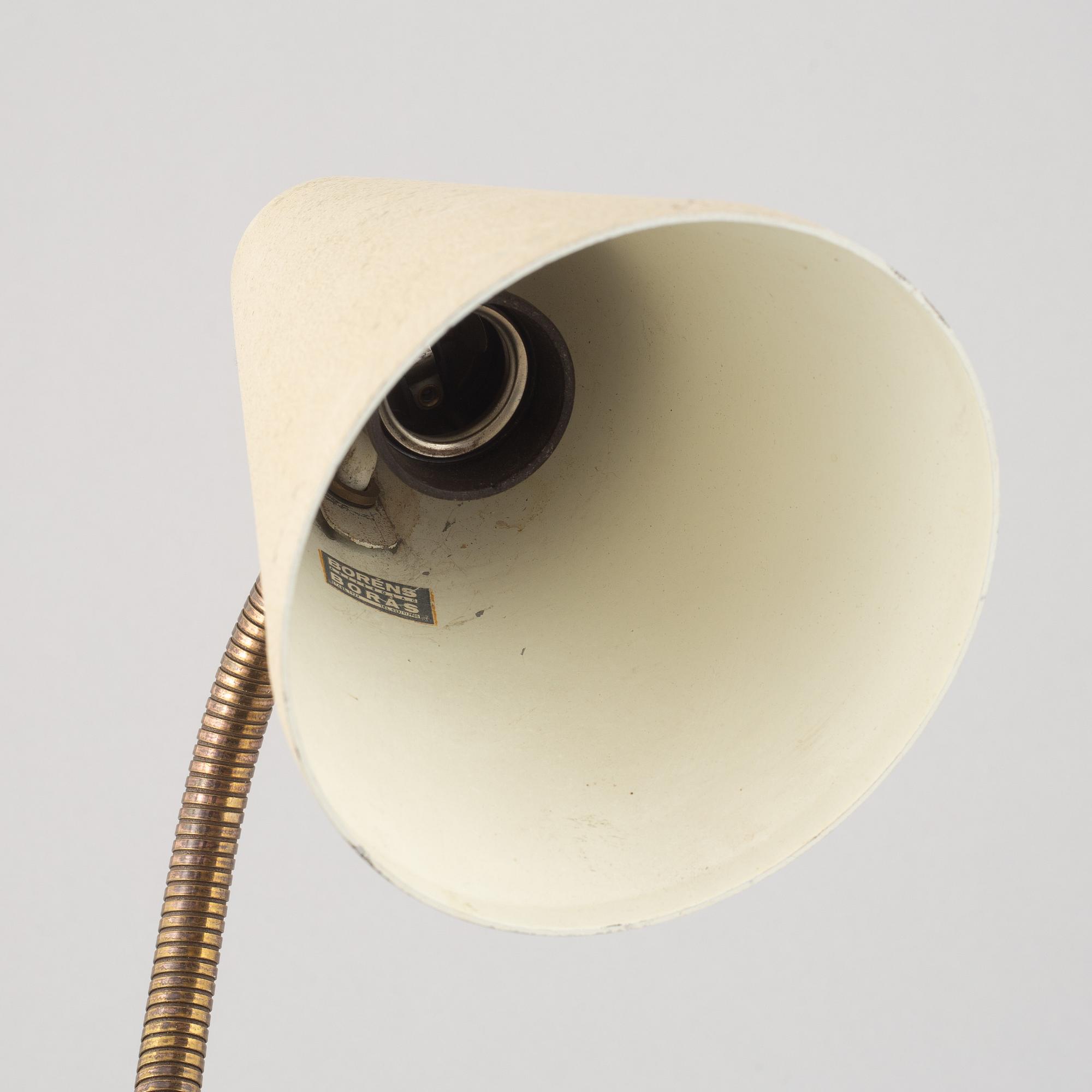 Boréns, wall lamps, 3 pcs, Borås, circa mid-20th century.