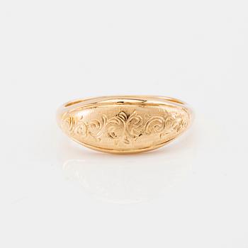 Ring 18K gold, Hallbergs Stockholm 1958.