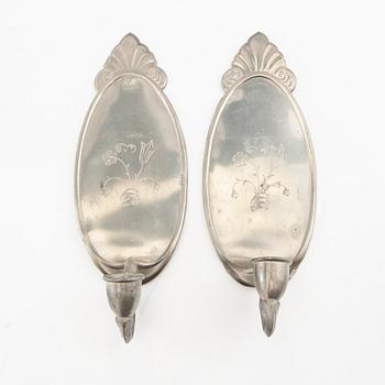 Mirror with wall lights, first half of the 20th century.