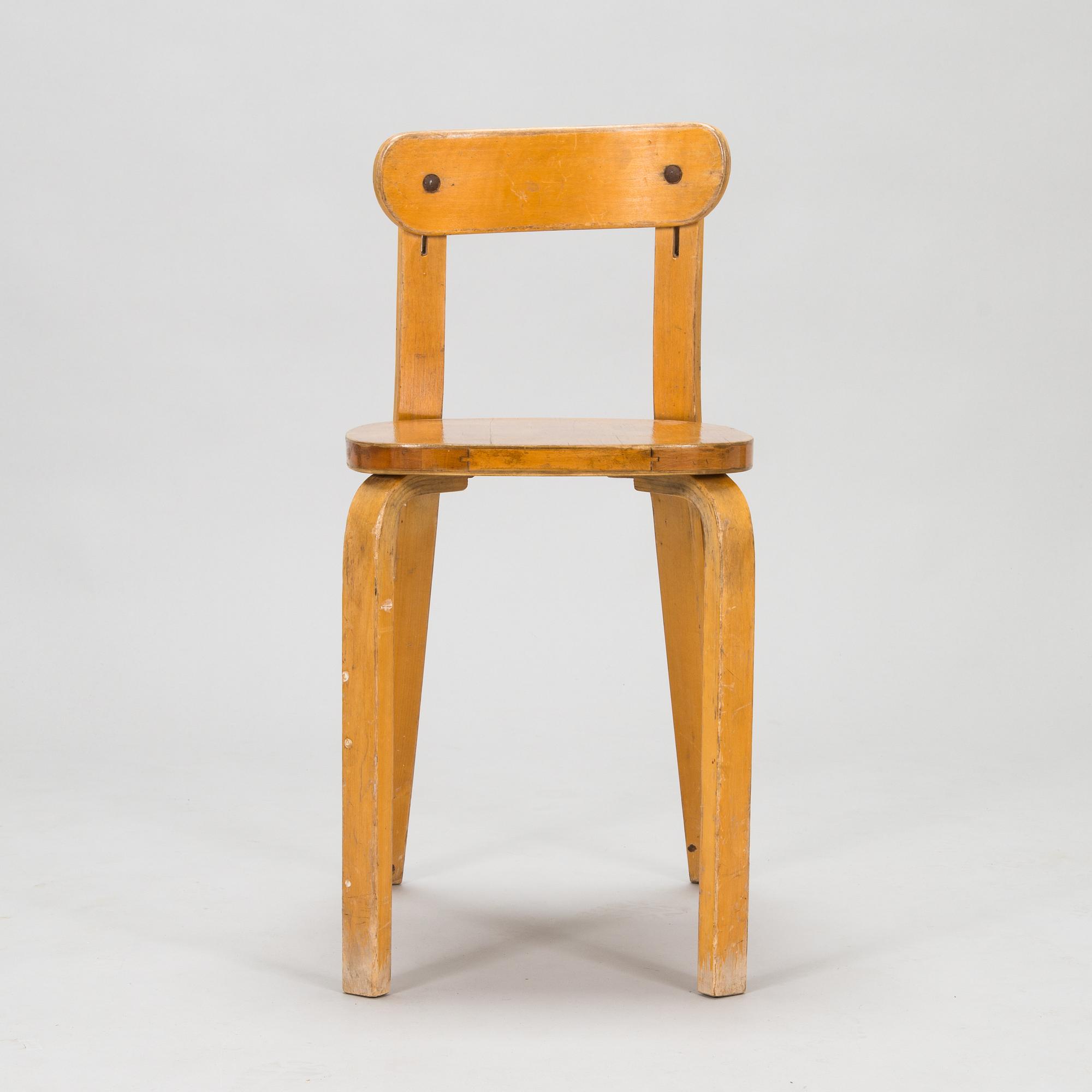 Alvar Aalto, kontorsstol, för O.Y. Huonekalu-ja Rakennustyötehdas A.B, 1940-tal.