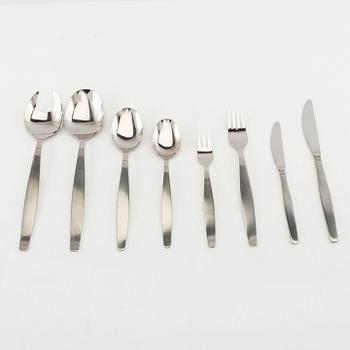 Sonja Katzin, 75-piece cutlery set "Sessan" for Nils Johan, 1960s, stainless steel.