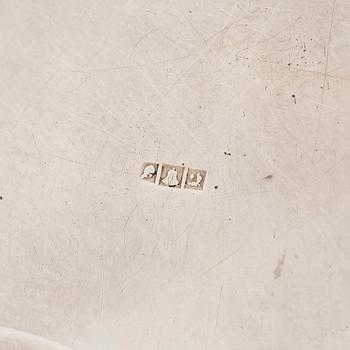 A silver tray, Egypt, latter half of the 20th century.