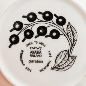 Birger Kaipiainen, serving dishes, 37 pcs, ceramics, "Paradise", Arabia, the later half of 20th century.