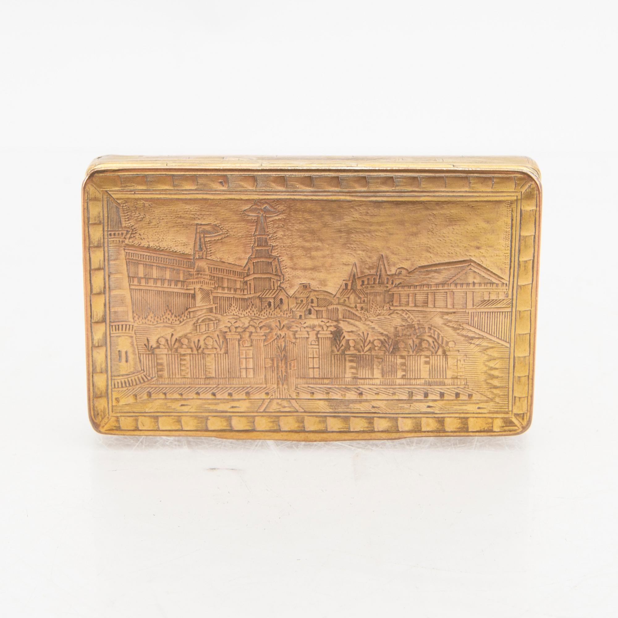 Dosa förgyllt silver Moskva 1822-55.