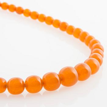 COLLIER, 2 st, bärnsten.