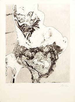 August Puig, etsning, signerad, E.A.-upplaga.