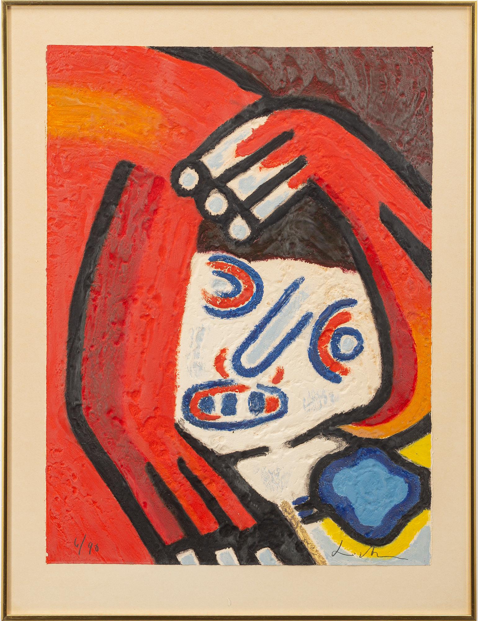 Bengt Lindström, White figure.