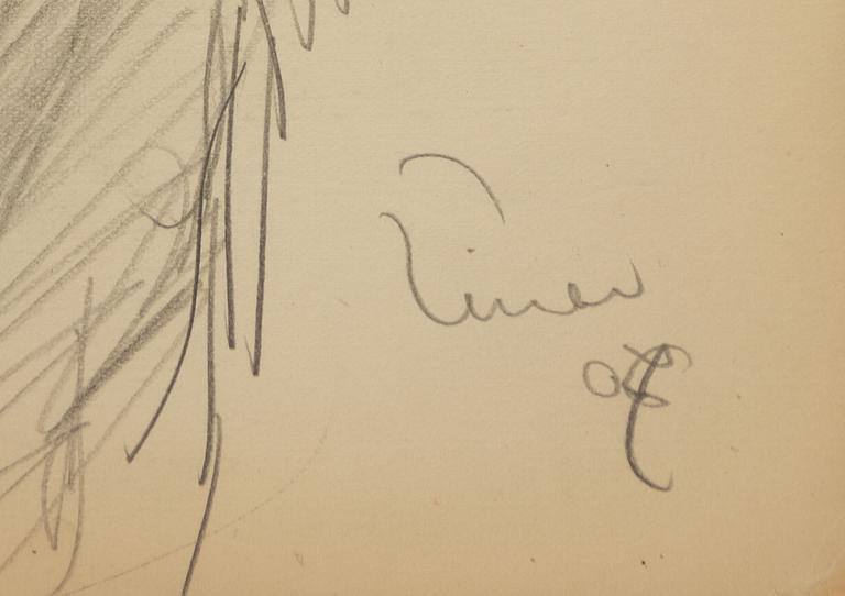 Einar Jolin, "Teodor Torkelsson" Portrait of a Lady verso.