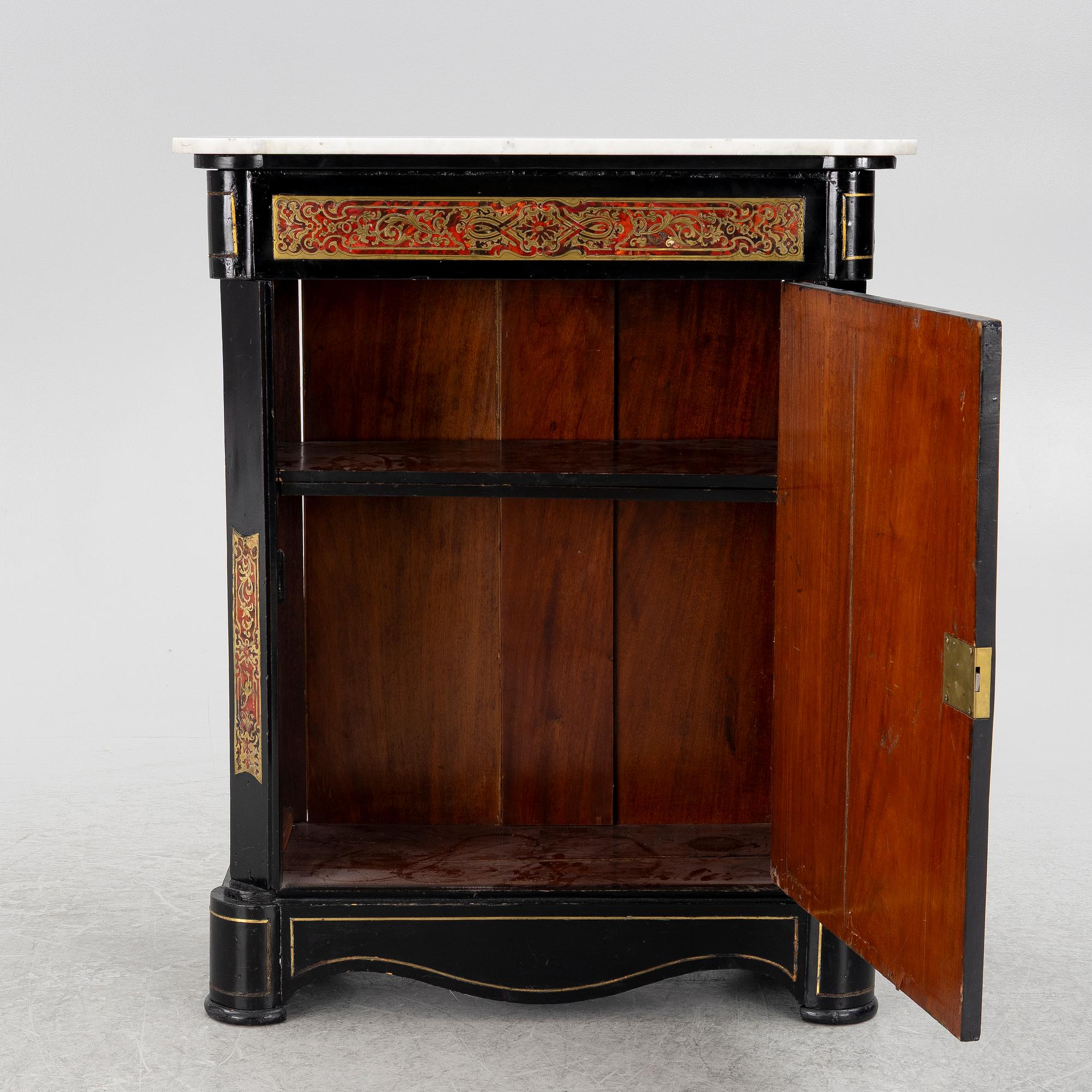 A Boulle style cabinet, circa 1900.