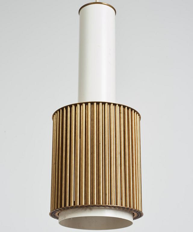 Alvar Aalto, a pair of ceiling lamps, model "A 111", Valaistustyö, Finland, 1950s.