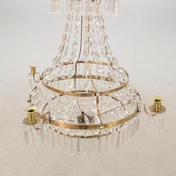 Chandelier, late Gustavian, early 19th century.