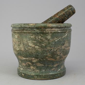 MORTEL, kolmårdsmarmor, 1800-tal.