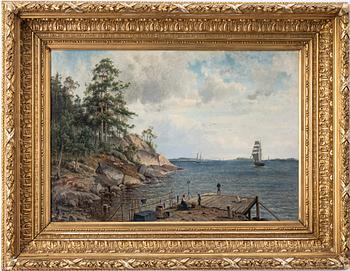 Harald Torsslow, On the pier.