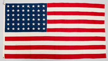 A USA flag, 1959.