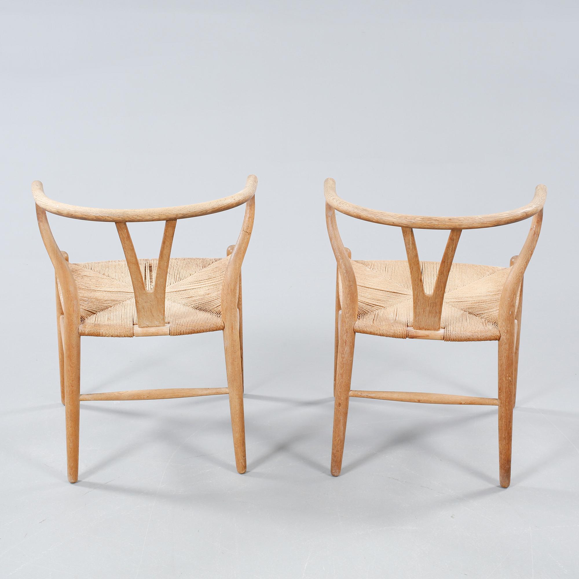 HANS J WEGNER, "Y-stolen", Carl Hansen & Son, Odense, modellen formgiven 1950.