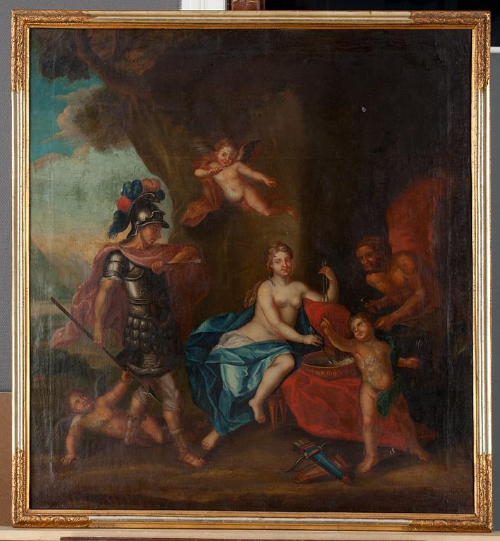 David von Cöln, By the Vulkanus smithy.