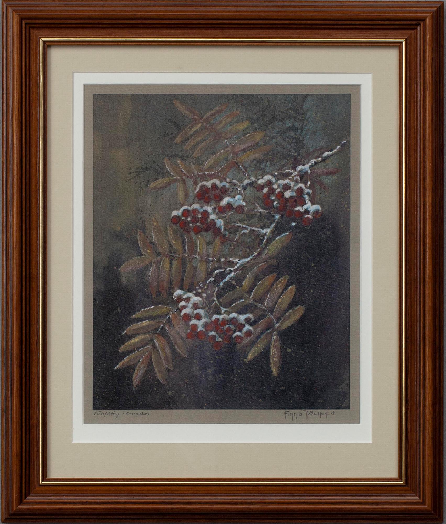 KIMMO PÄLIKKÖ, färgat hors commerce -avdrag, sign. och dat. a tergo 2001.