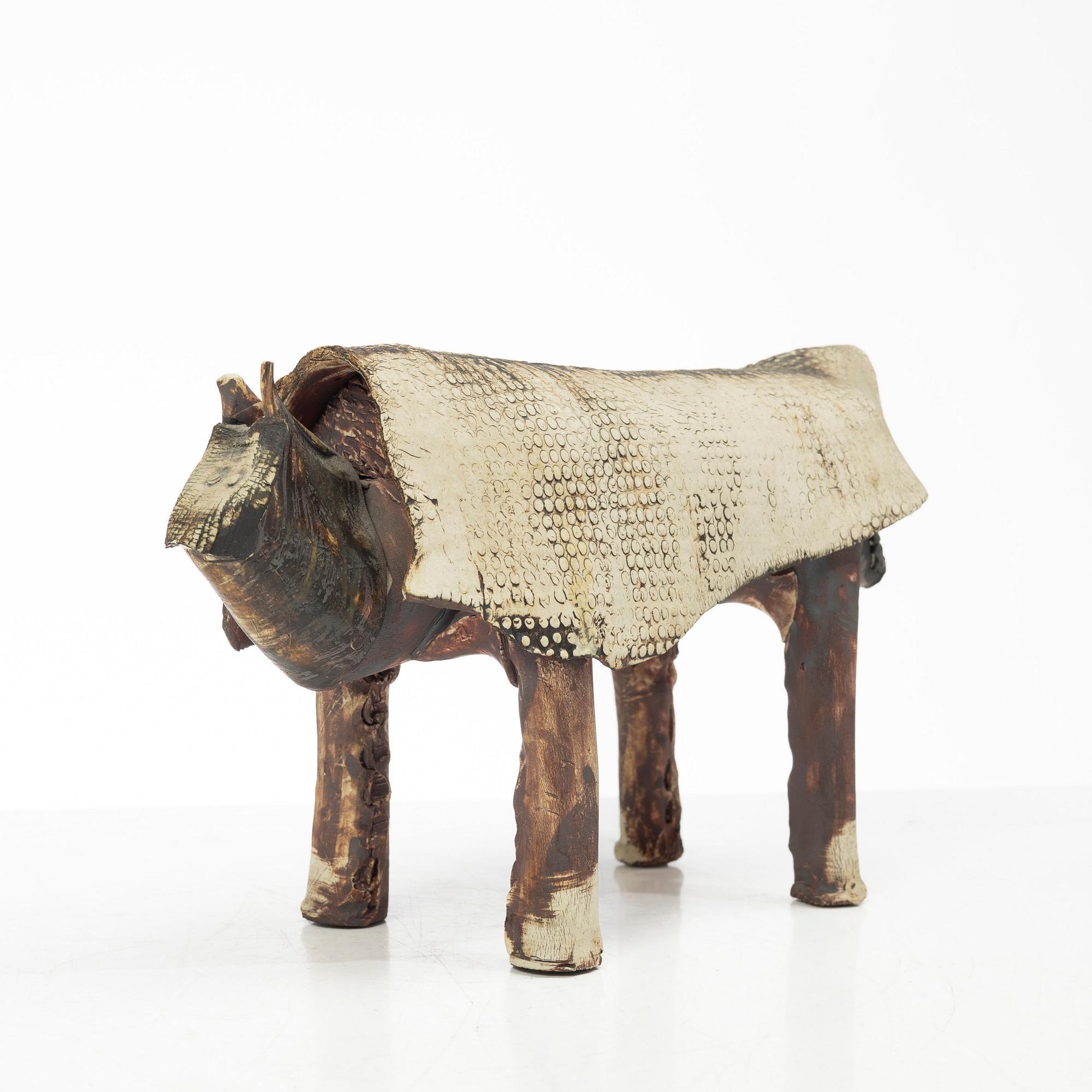 Bengt Berglund, a stoneware scultpure, Gustavsbergs Studio, Sweden, 1963.