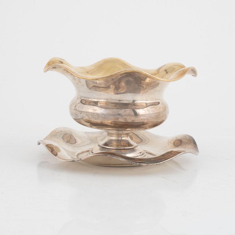 Såsskål, silver, GAB, Stockholm 1923.