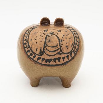 Lisa Larson, Figure, stoneware, "Bulldog", from the series "Stora zoo", Gustavsberg.