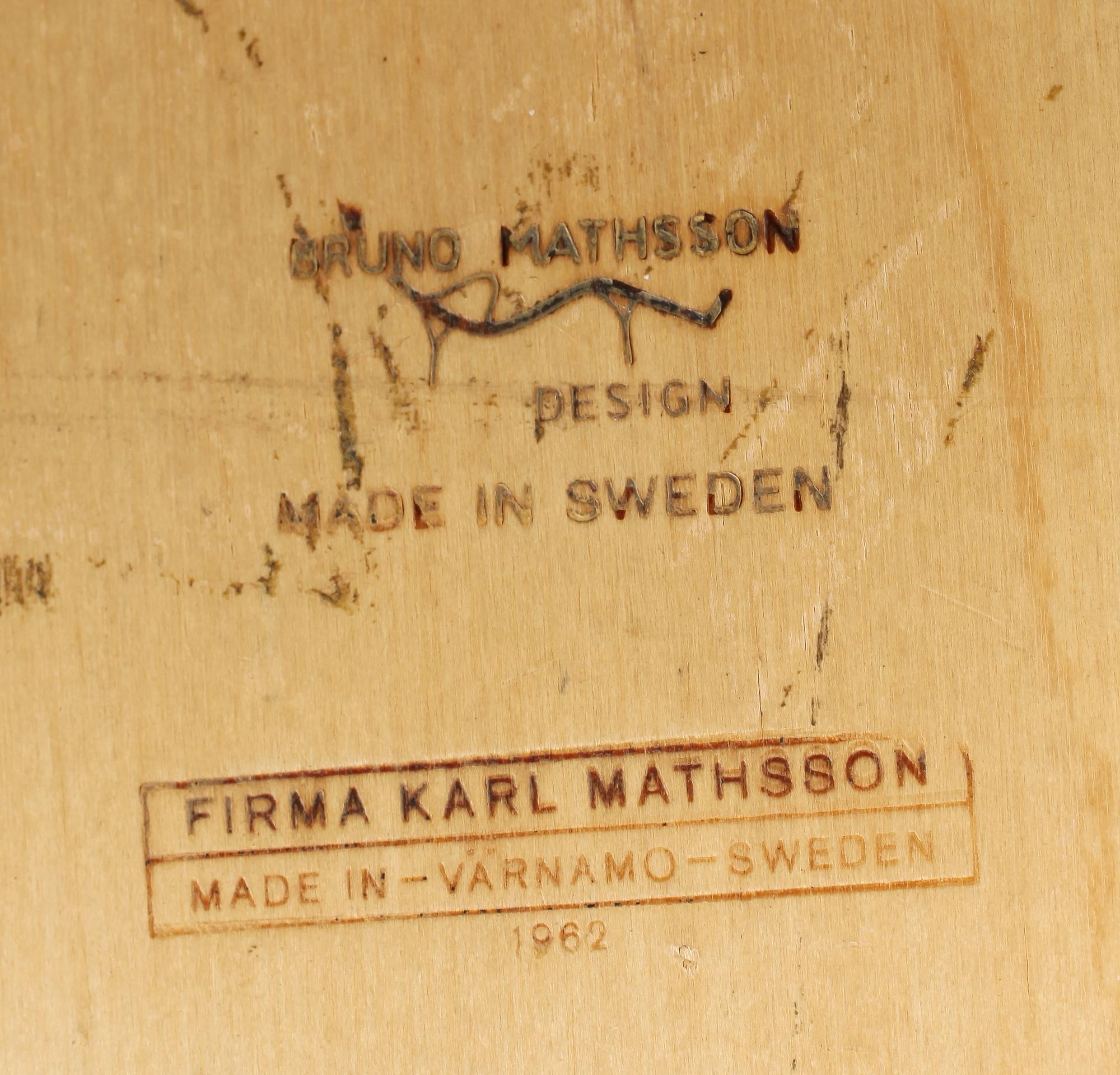 SOFFBORD, Bruno Mathsson, firma Karl Mathsson, 1962.