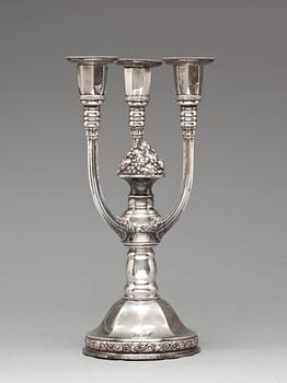 KANDELABER, silver 835/1000, Köpenhamn, Danmark, 1928.