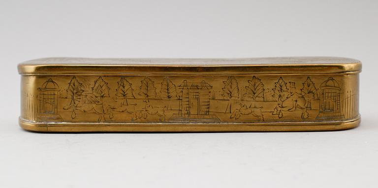 DOSA, mässing, 1700-/1800-tal.