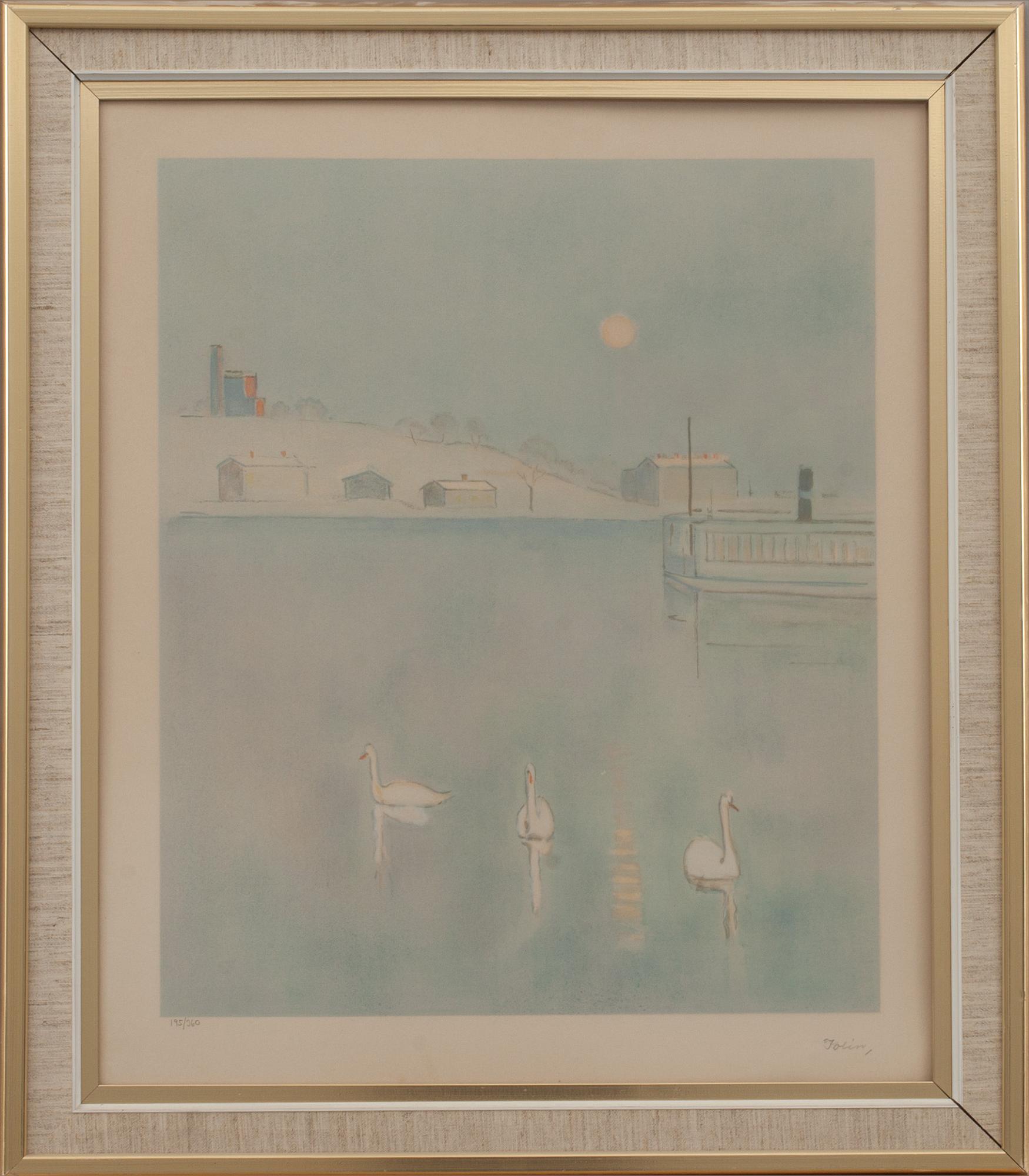 EINAR JOLIN, färglitografi, signerad och numrerad  195/360.