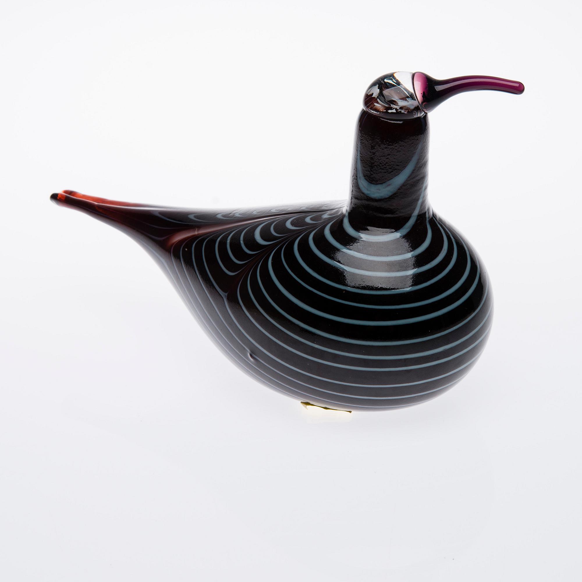 FIGURIN, glas, Oiva Toikka, signerad O.T. Nuutajärvi.