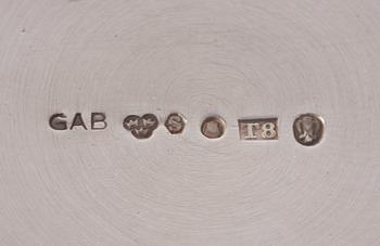 THESIL, silver, G.A.B, 1945.