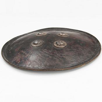 A 18/19th Century Indo-persian Dhal Separ leather shield.