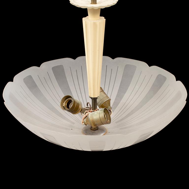 A 1930's ceiling lamp.