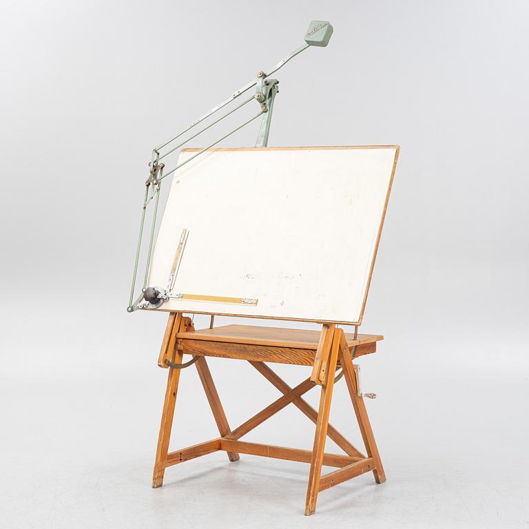 An architect's drawing table, 20th Century.