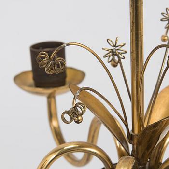 Taklampa,  tillverkare V. Soini Oy, 1900-talets mitt.